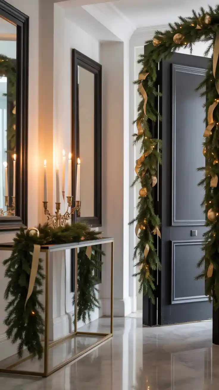 Enchanting Christmas Entryway Ideas 2025 To Welcome The Holidays In Style