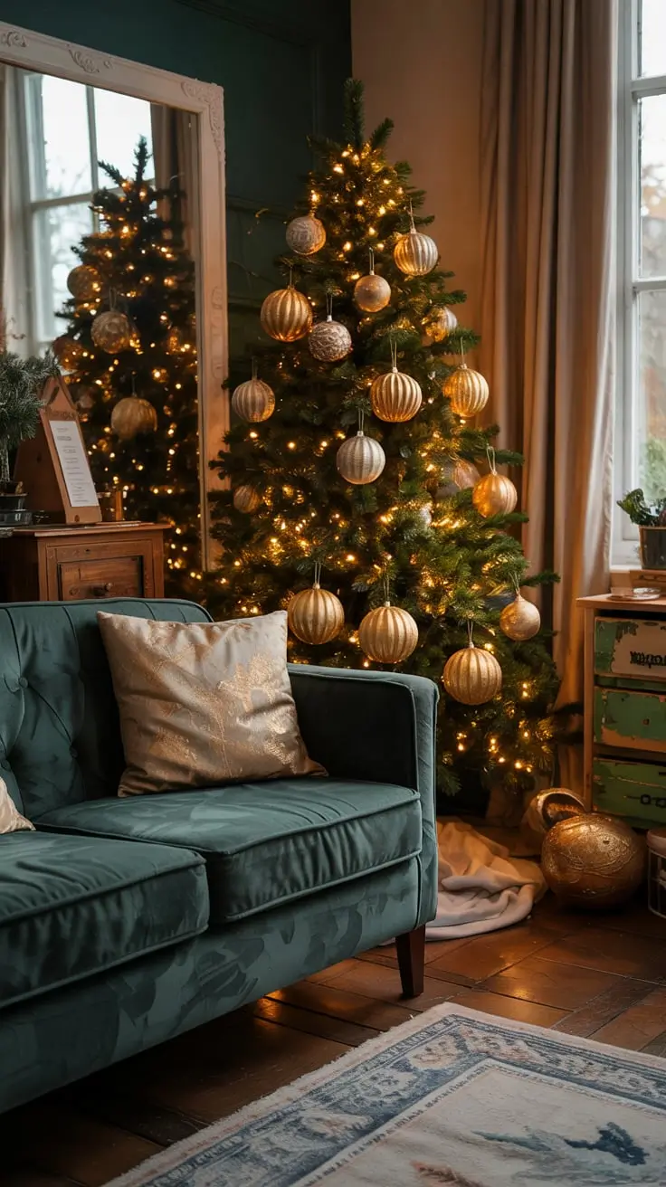Golden Magic Unveiled The Most Stunning Gold Christmas Tree Ideas Of 2025