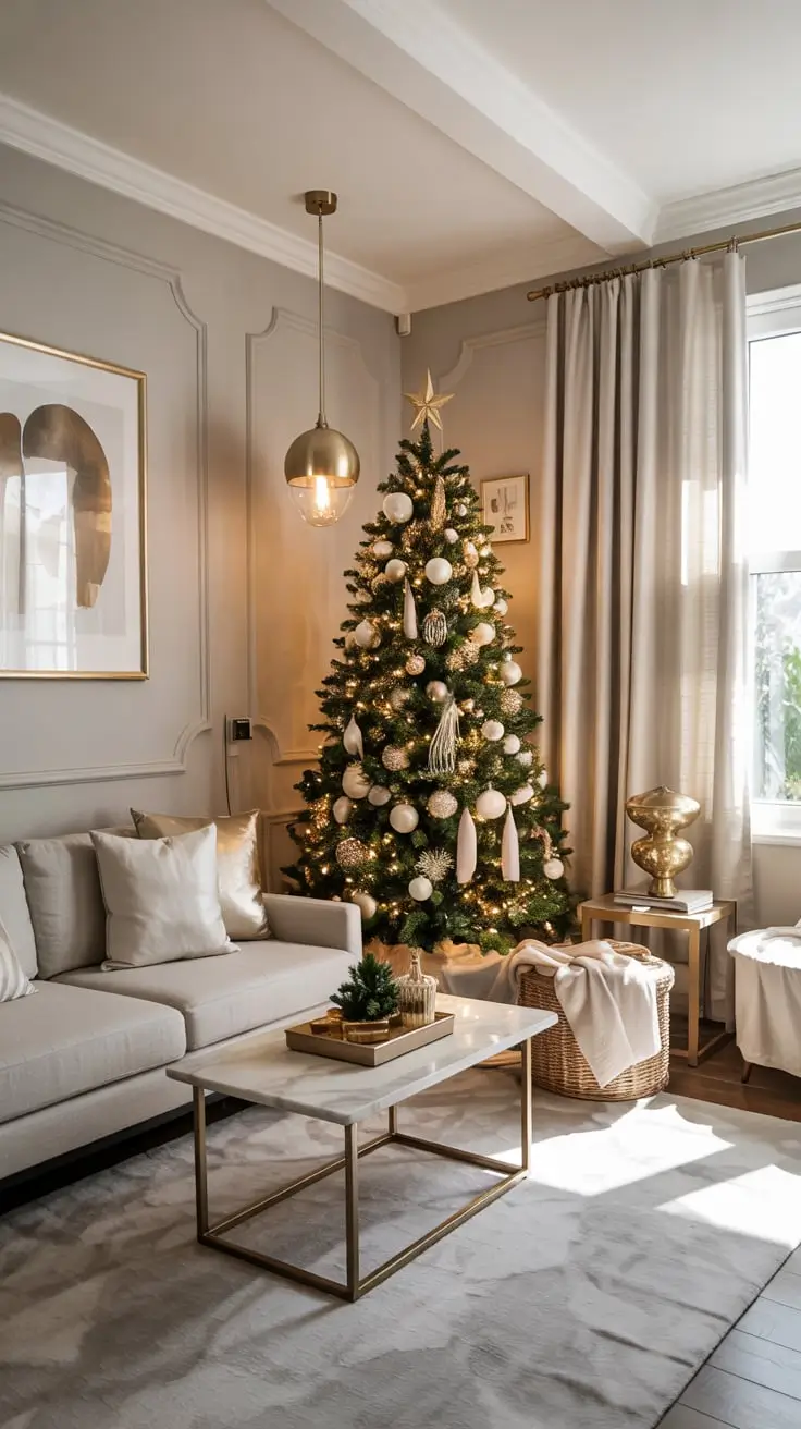 Golden Magic Unveiled The Most Stunning Gold Christmas Tree Ideas Of 2025