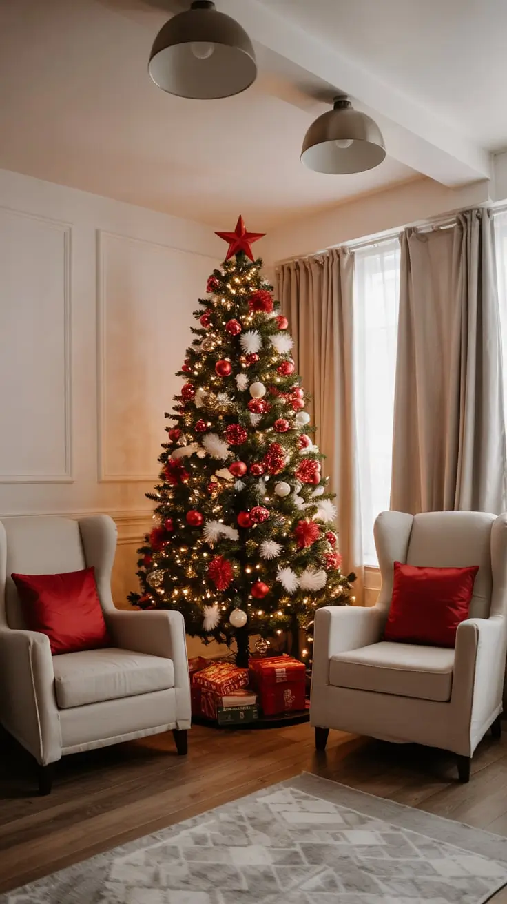 Transform Your Holidays With The Red And White Christmas Tree 2025