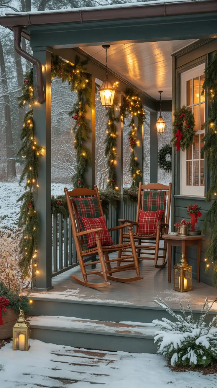 Enchant Your Home With Magical Front Porch Christmas Decor Ideas 2025