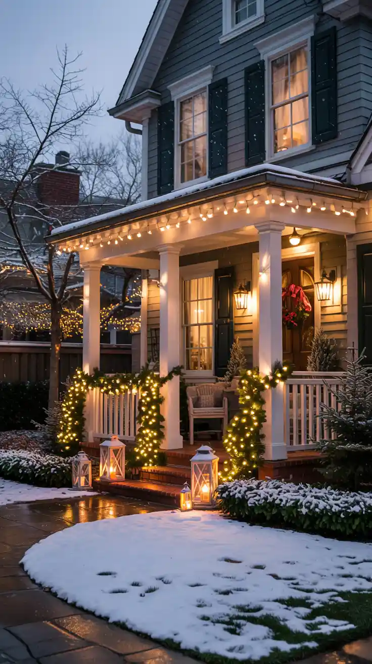 Transform Your Home Into A Winter Wonderland With Stunning Christmas Lights On House Exterior Ideas 2025