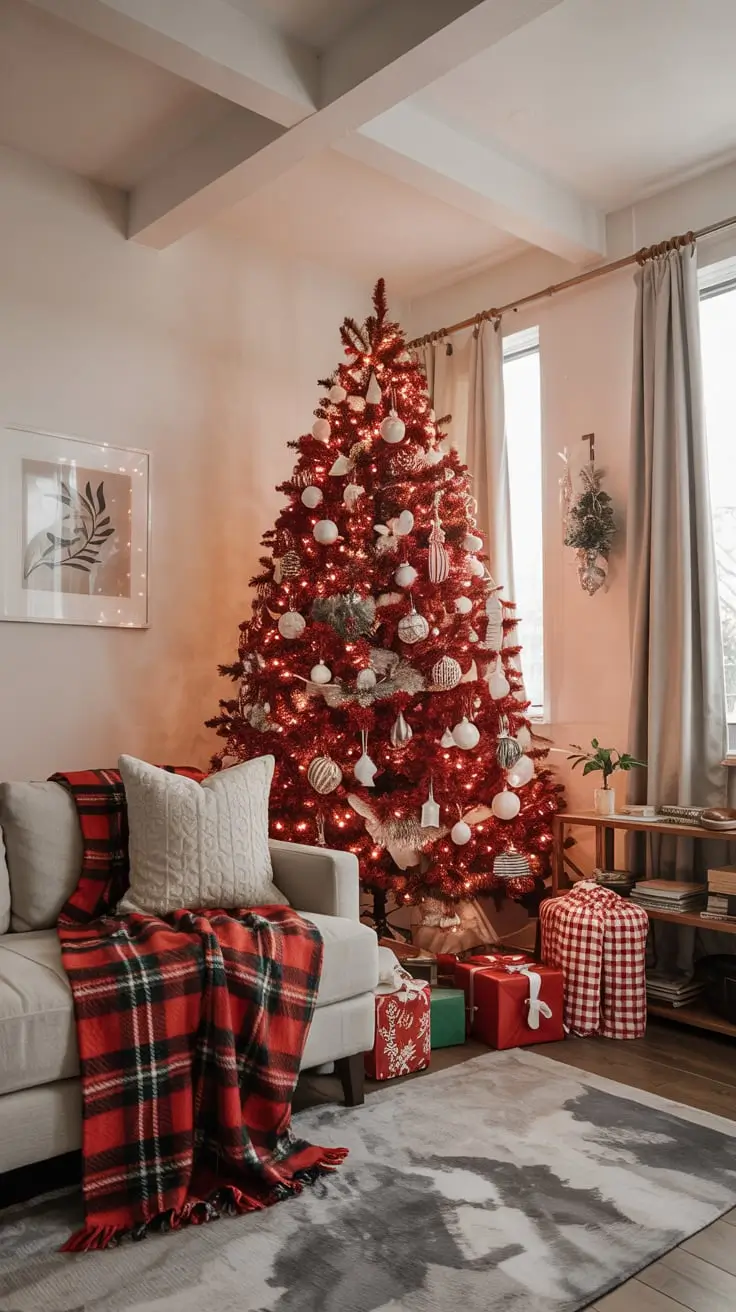 Transform Your Holidays With The Red And White Christmas Tree 2025