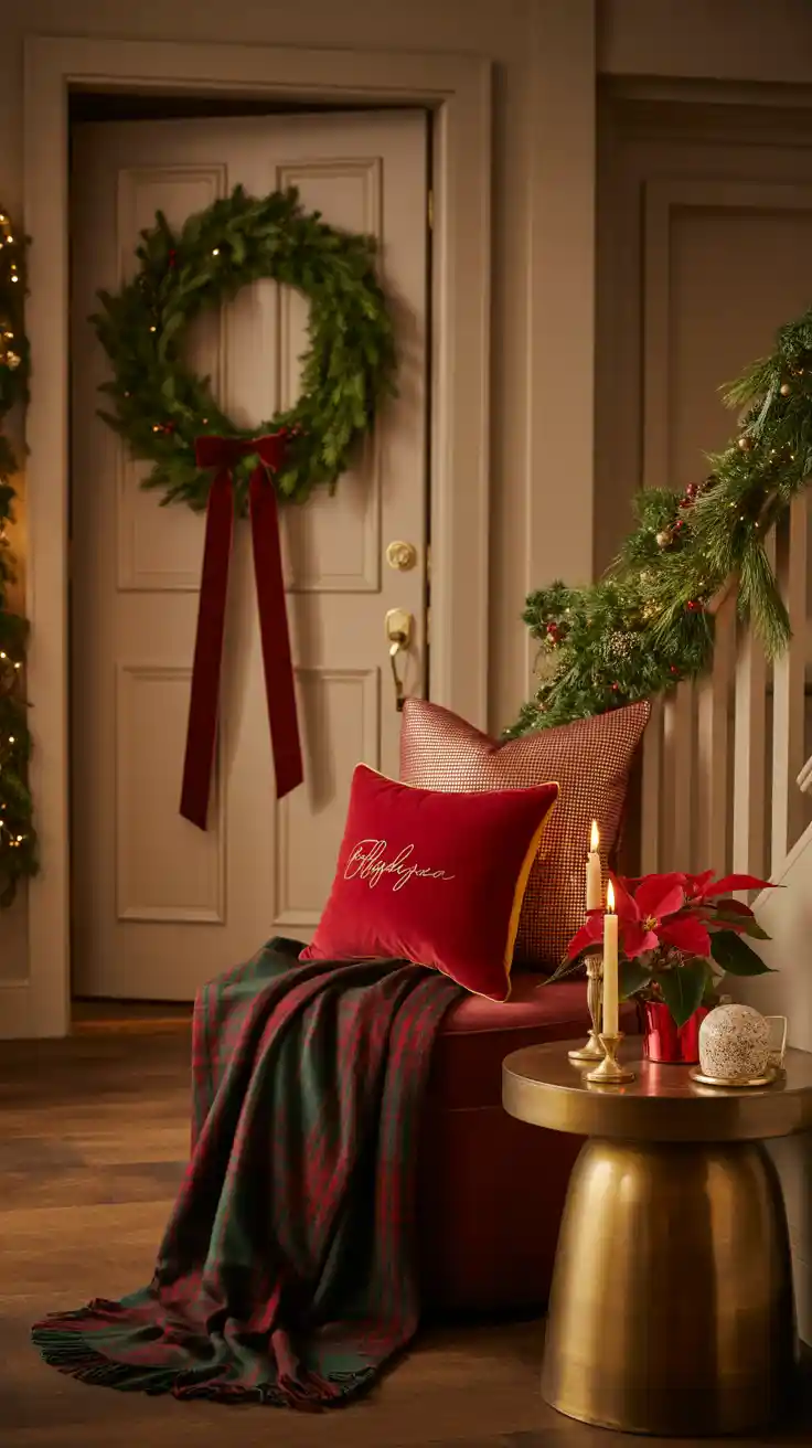 Enchanting Christmas Entryway Ideas 2025 To Welcome The Holidays In Style