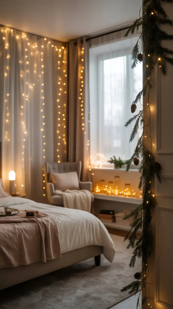 Create a Magical Holiday Glow with Cozy White Lights This Christmas