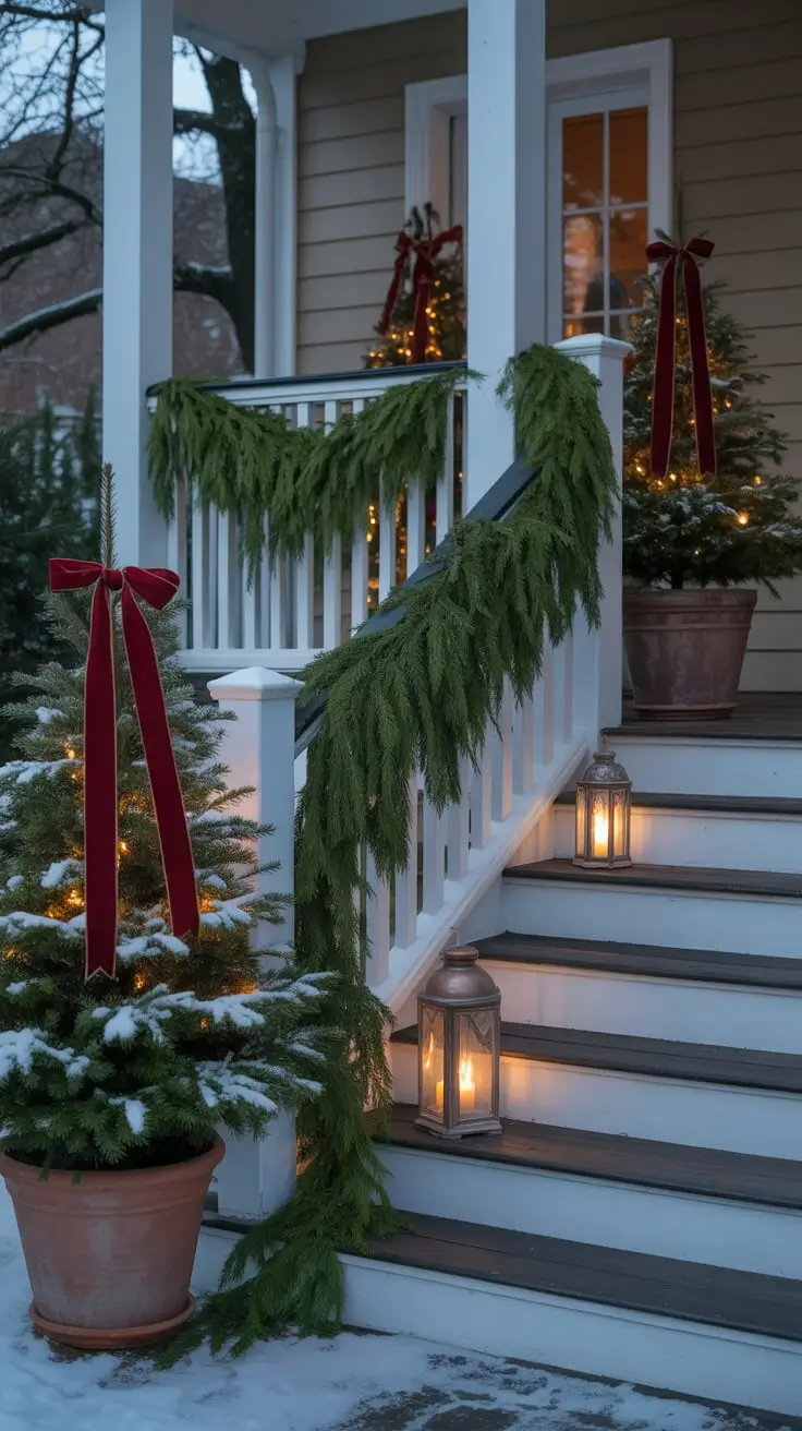 Enchant Your Home With Magical Front Porch Christmas Decor Ideas 2025