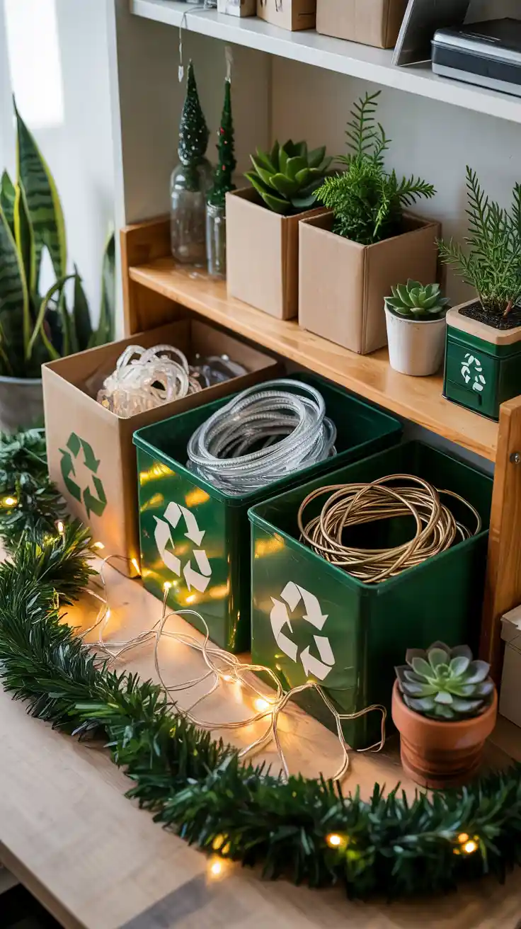 Magical Holiday Glow With Red And White Christmas Lights 2025