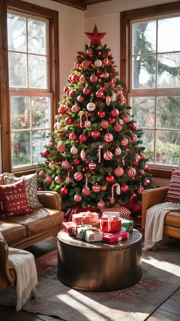 Transform Your Holidays With The Red And White Christmas Tree 2025