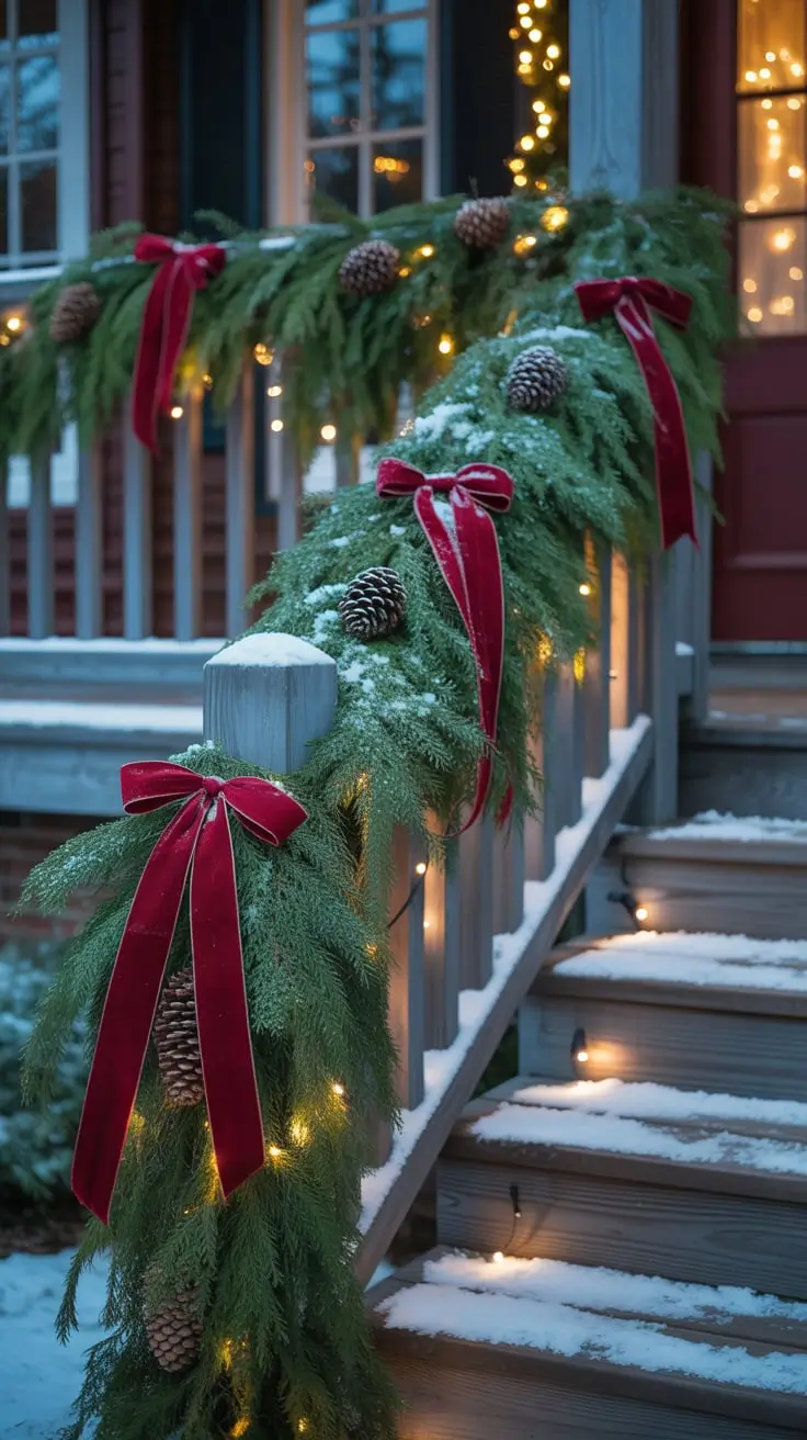 Enchant Your Home With Magical Front Porch Christmas Decor Ideas 2025