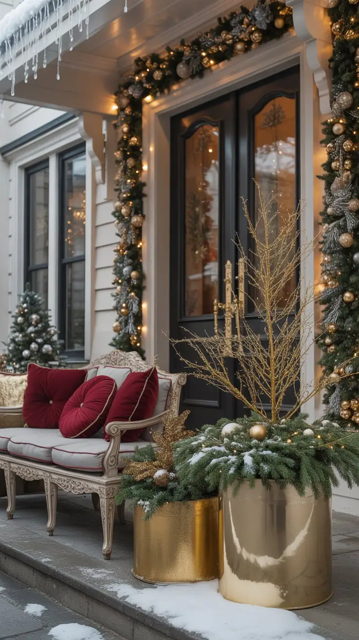 Enchant Your Home With Magical Front Porch Christmas Decor Ideas 2025