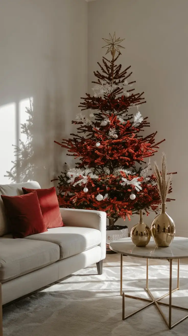 Transform Your Holidays With The Red And White Christmas Tree 2025