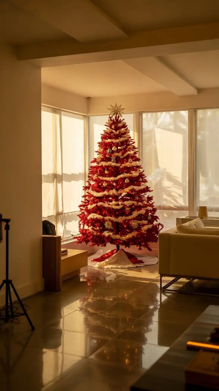 Transform Your Holidays With The Red And White Christmas Tree 2025
