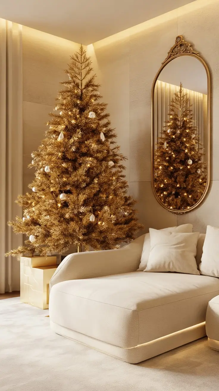 Golden Magic Unveiled The Most Stunning Gold Christmas Tree Ideas Of 2025