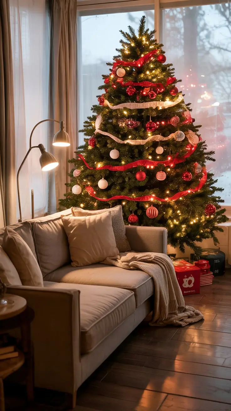 Transform Your Holidays With The Red And White Christmas Tree 2025