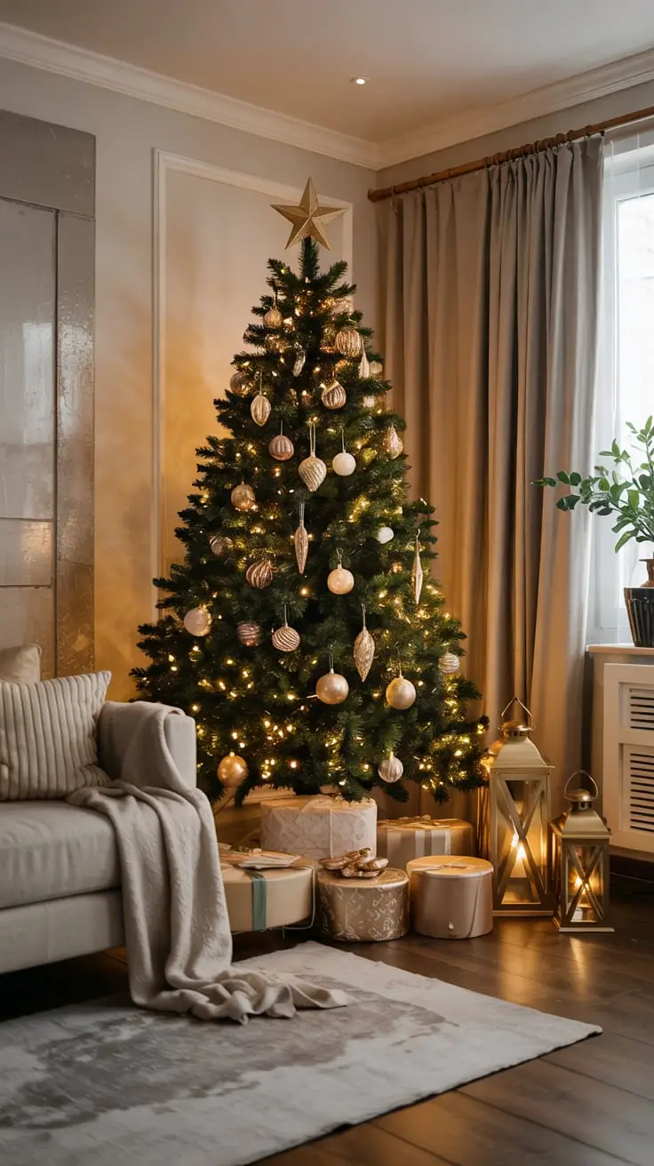 Golden Magic Unveiled The Most Stunning Gold Christmas Tree Ideas Of 2025