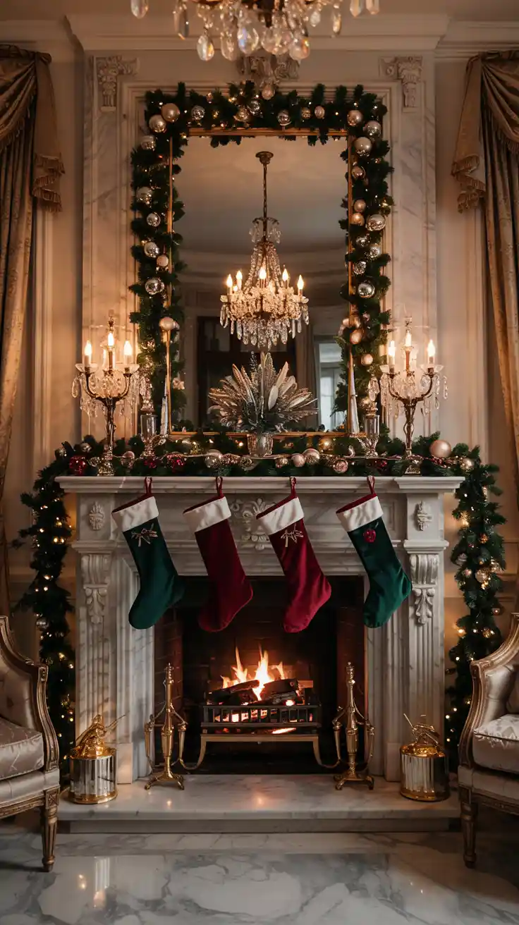 Magical Holiday Hearth: The Most Inspiring Christmas Fireplace Decor Ideas 2025