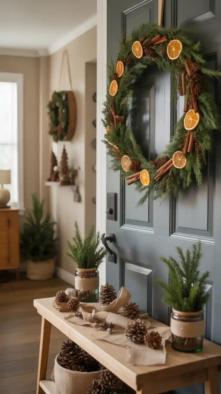 Enchanting Christmas Entryway Ideas 2025 To Welcome The Holidays In Style