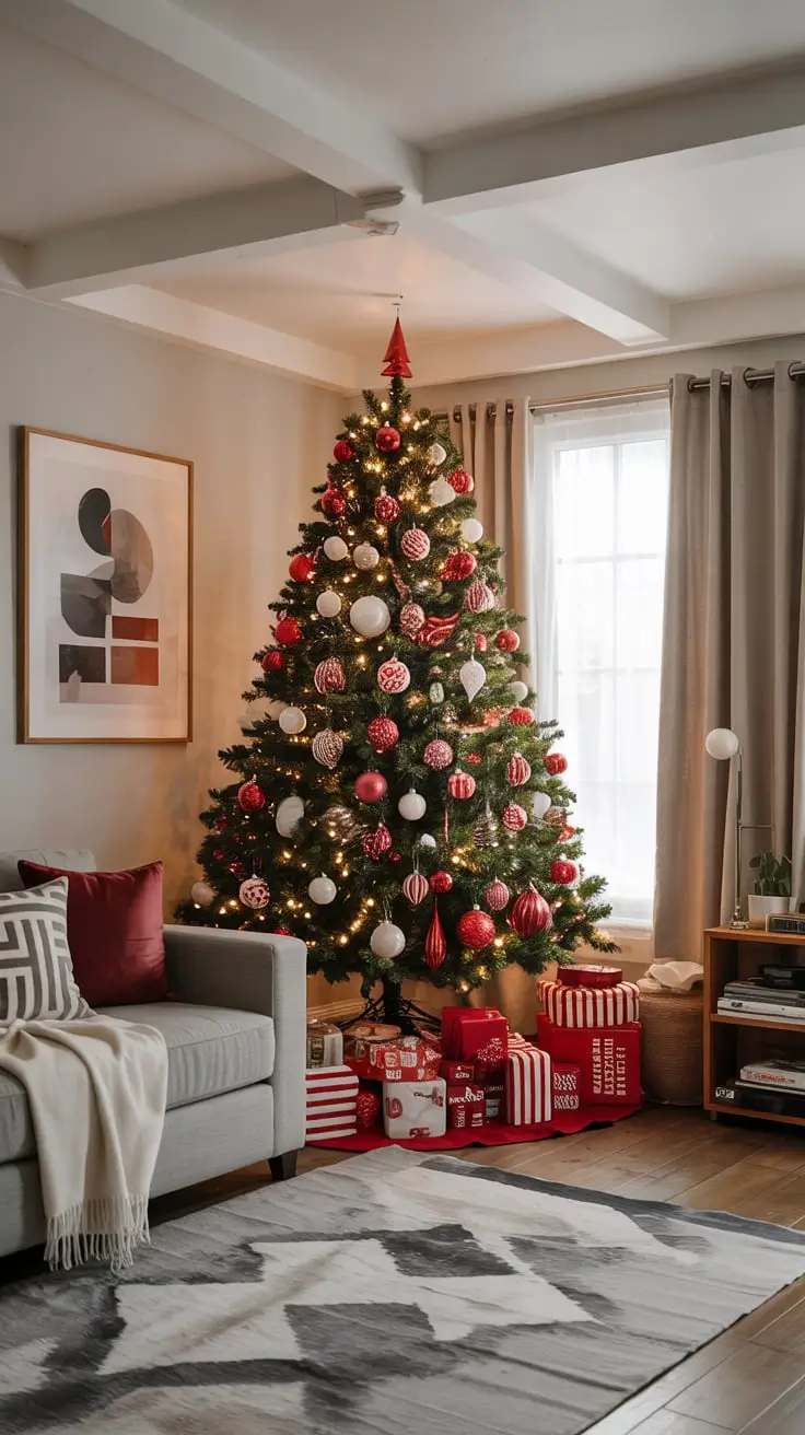 Transform Your Holidays With The Red And White Christmas Tree 2025