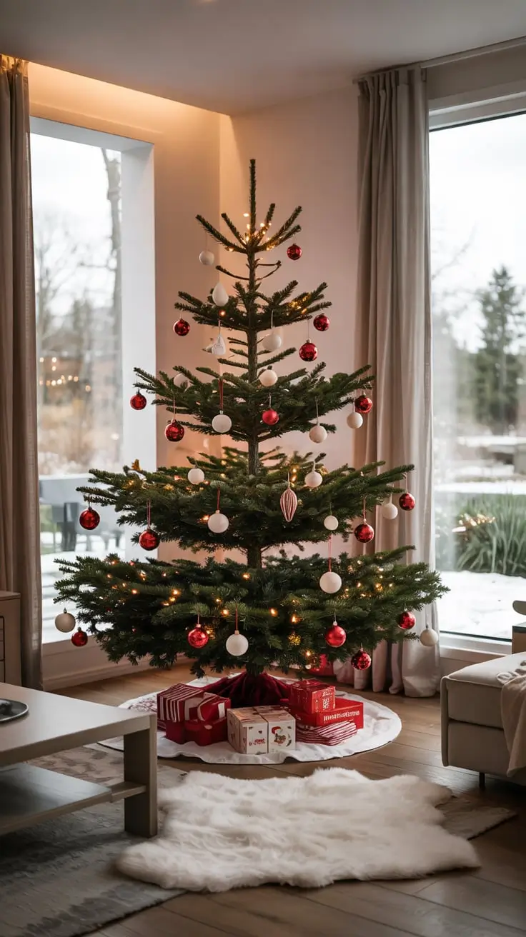 Transform Your Holidays With The Red And White Christmas Tree 2025