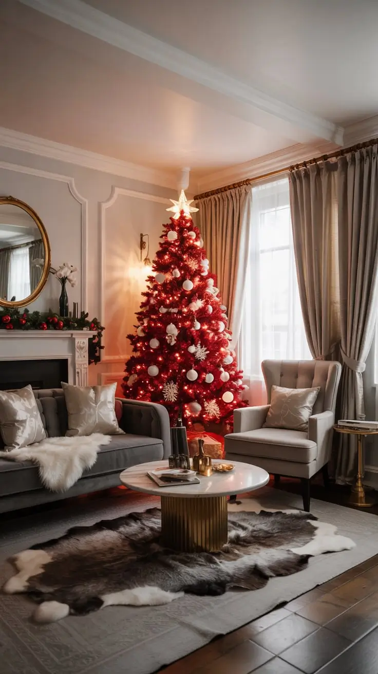 Transform Your Holidays With The Red And White Christmas Tree 2025