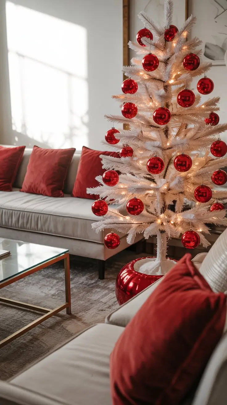 Transform Your Holidays With The Red And White Christmas Tree 2025