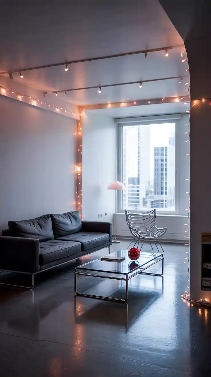 Magical Holiday Glow With Red And White Christmas Lights 2025