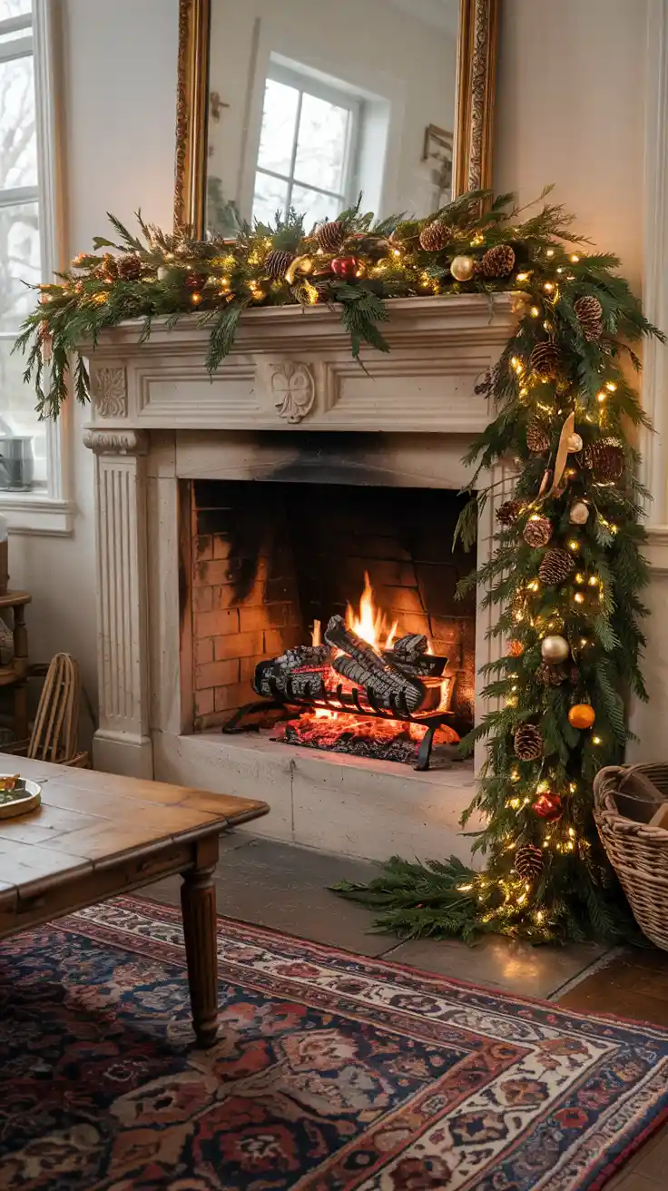 Magical Holiday Hearth: The Most Inspiring Christmas Fireplace Decor Ideas 2025