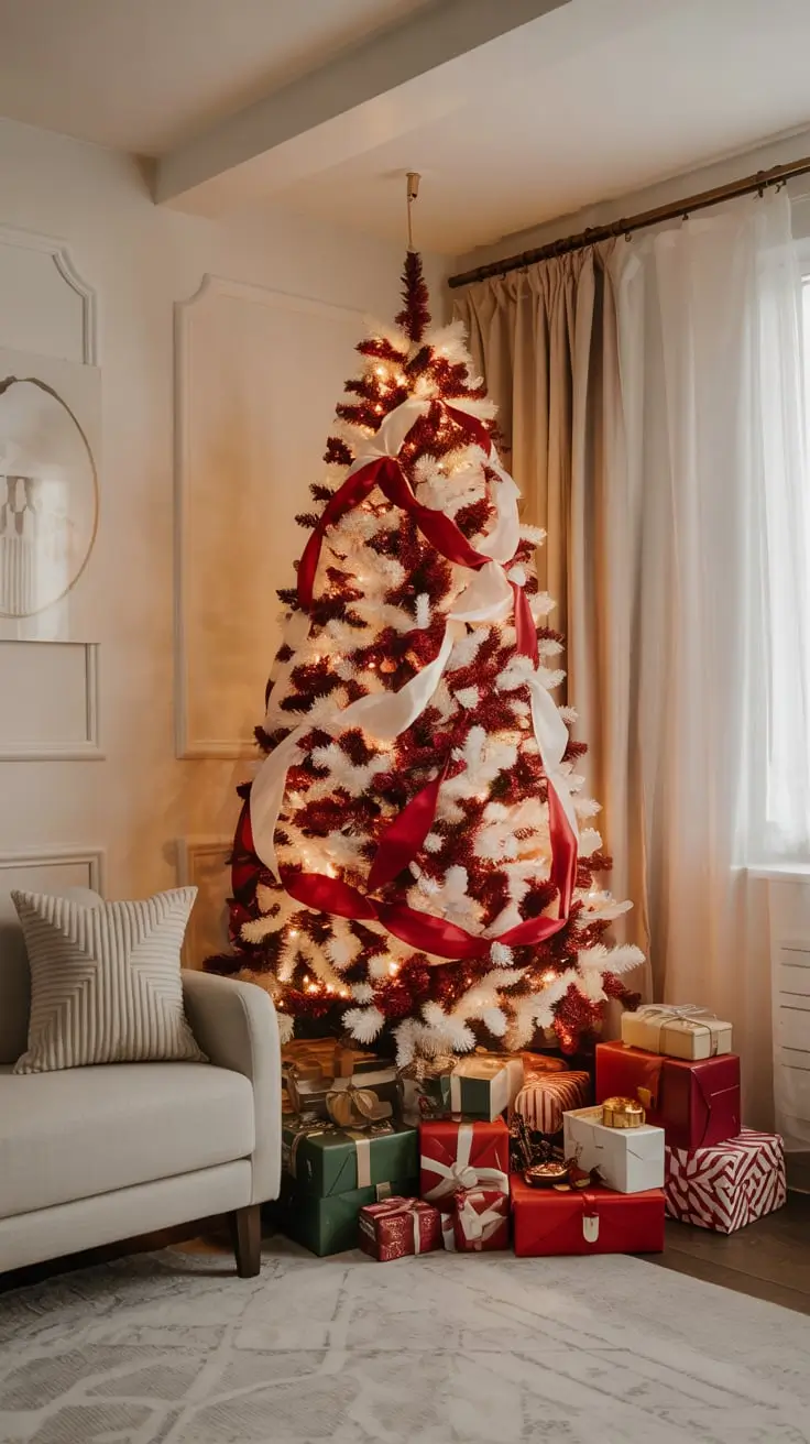 Transform Your Holidays With The Red And White Christmas Tree 2025