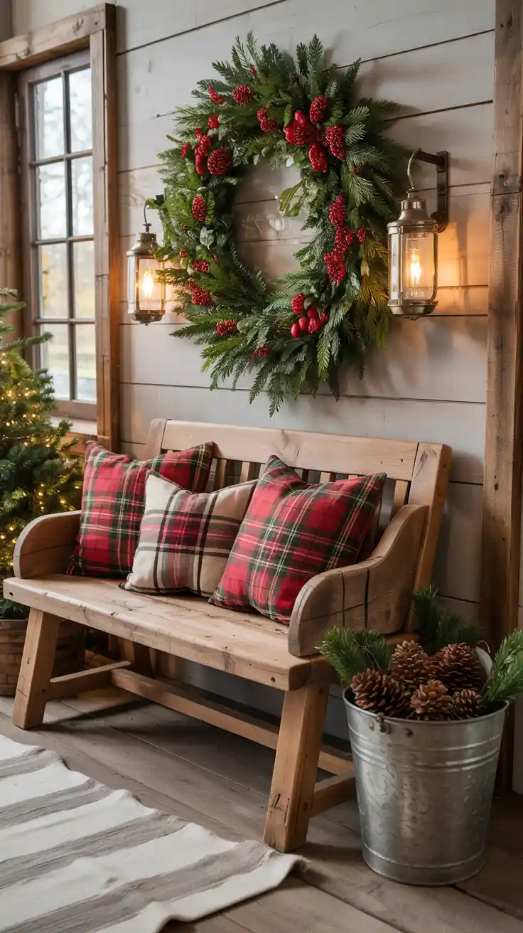 Enchanting Christmas Entryway Ideas 2025 To Welcome The Holidays In Style