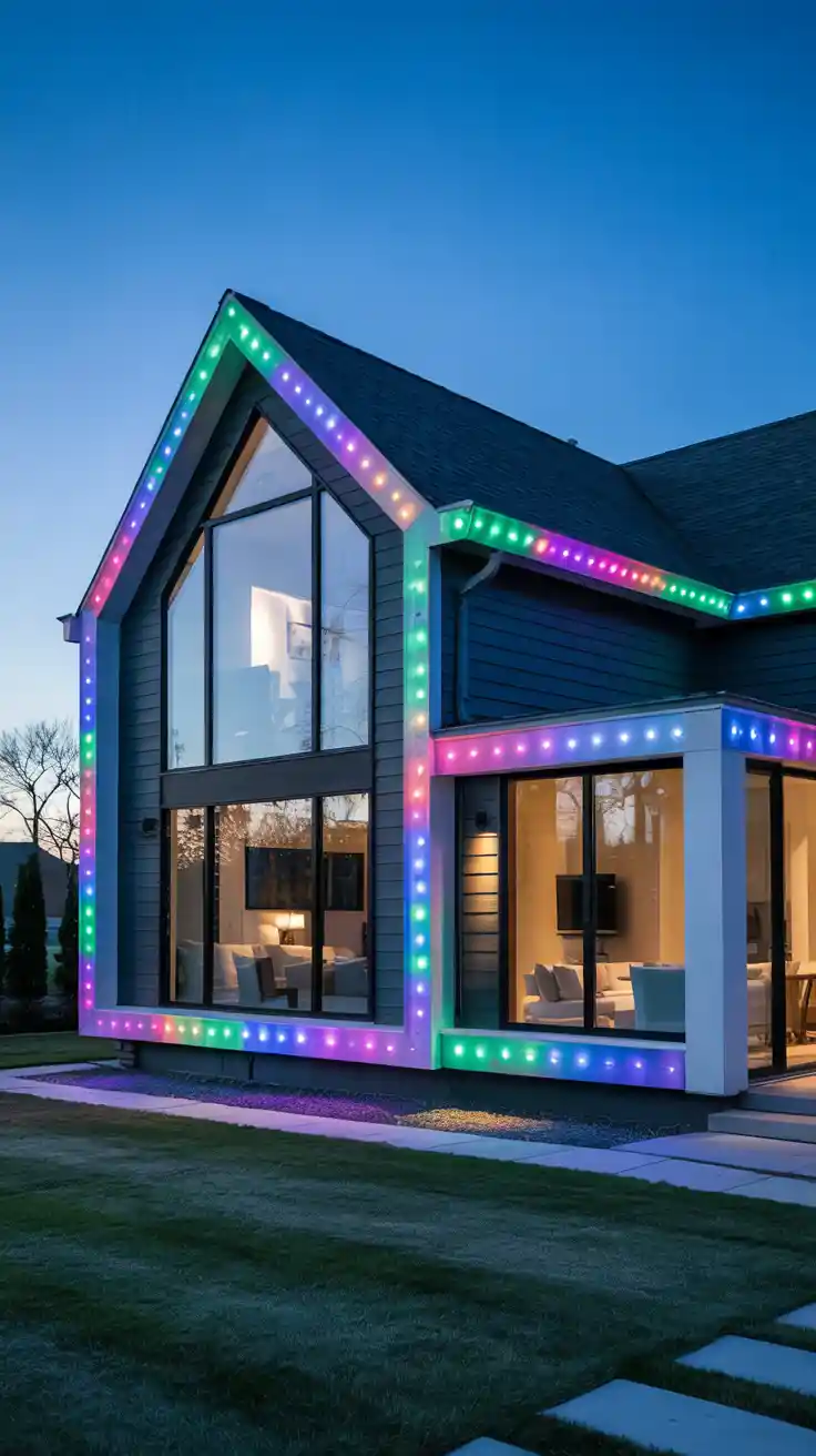 Transform Your Home Into A Winter Wonderland With Stunning Christmas Lights On House Exterior Ideas 2025