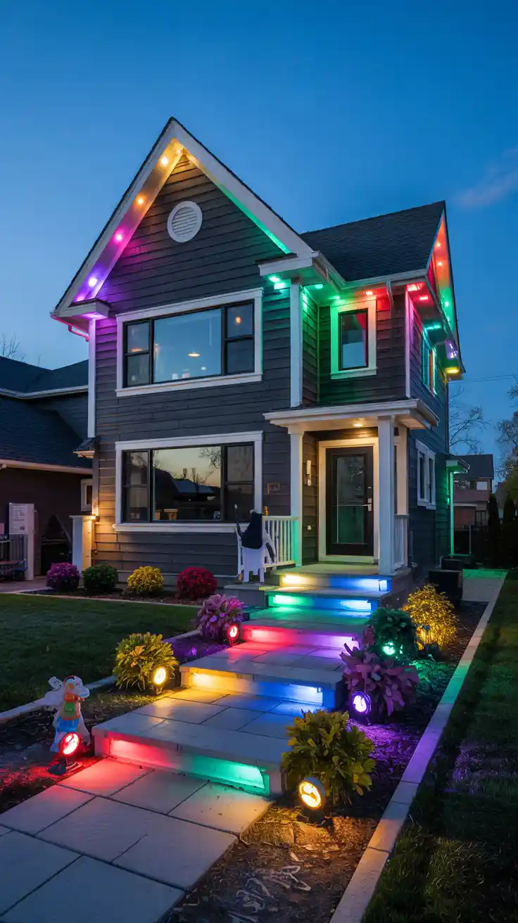 Transform Your Home Into A Winter Wonderland With Stunning Christmas Lights On House Exterior Ideas 2025