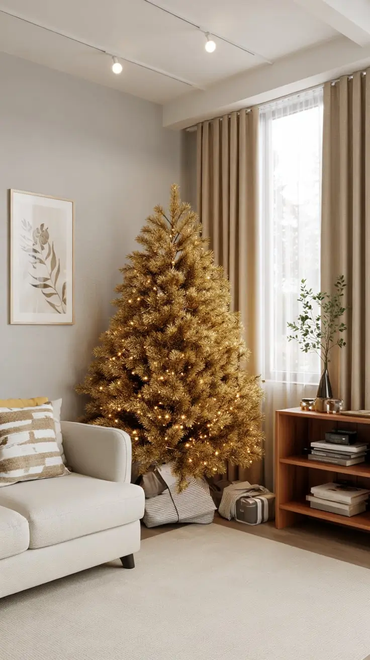 Golden Magic Unveiled The Most Stunning Gold Christmas Tree Ideas Of 2025