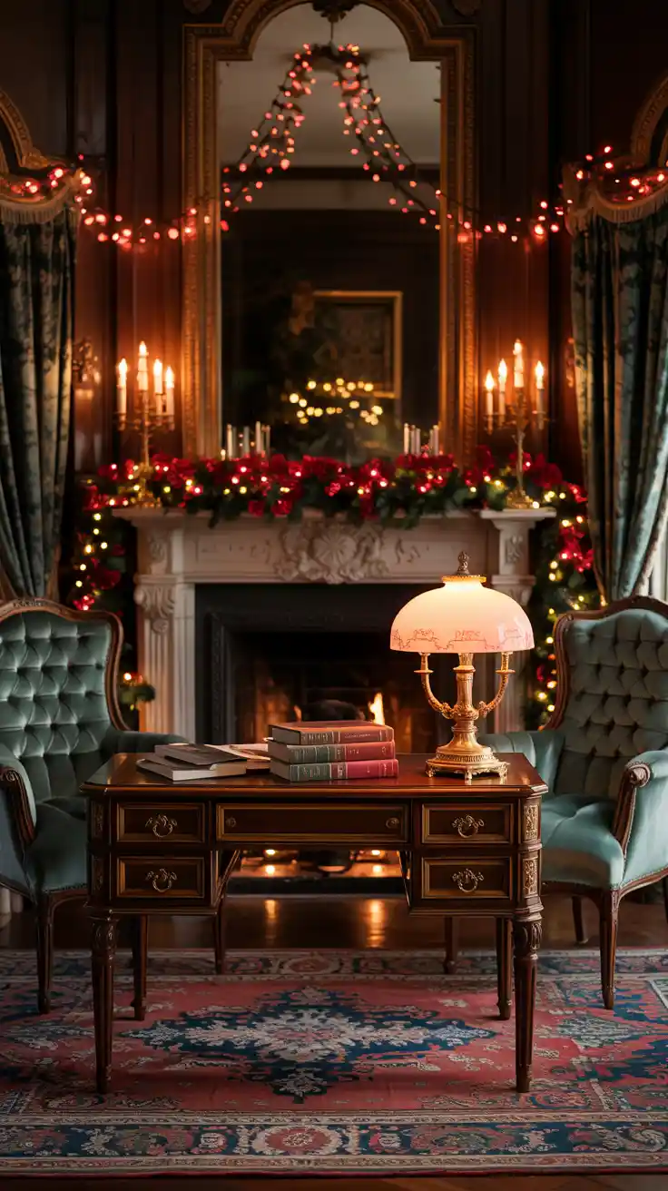 Magical Holiday Glow With Red And White Christmas Lights 2025