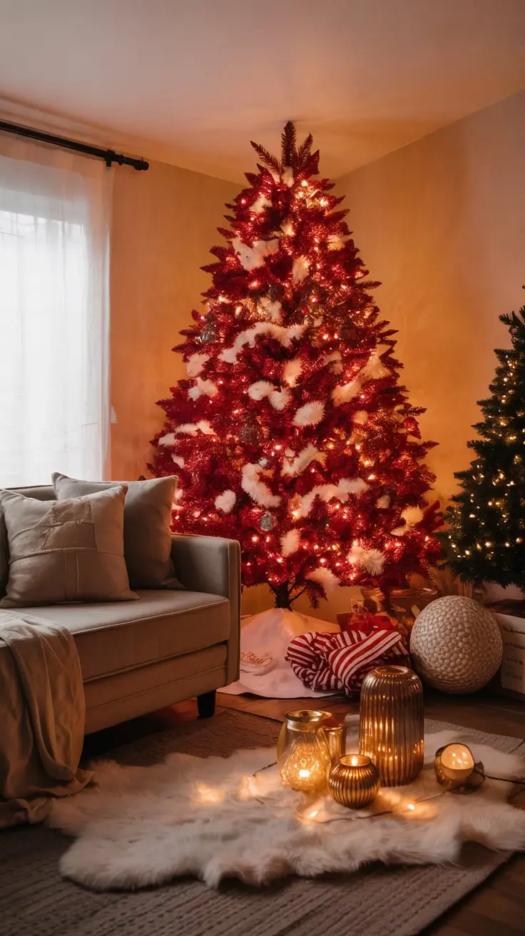 Transform Your Holidays With The Red And White Christmas Tree 2025