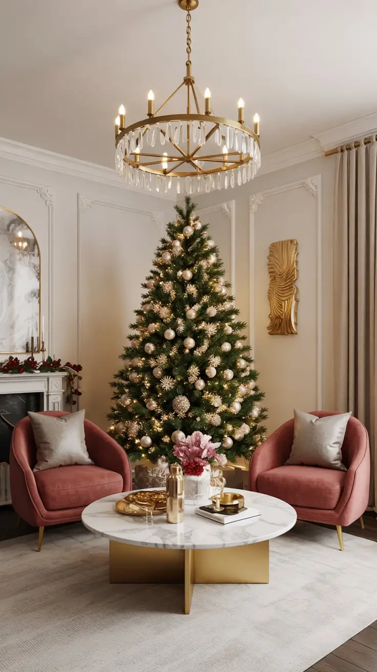 Golden Magic Unveiled The Most Stunning Gold Christmas Tree Ideas Of 2025