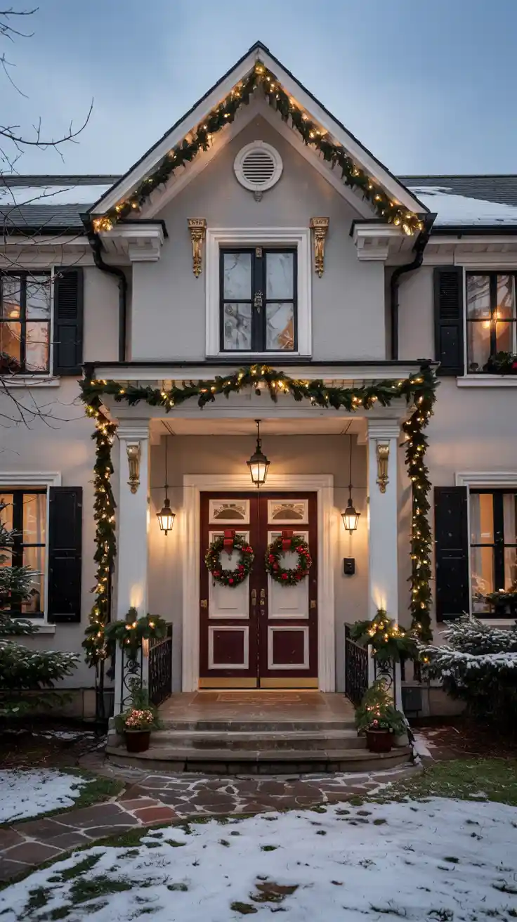 Transform Your Home Into A Winter Wonderland With Stunning Christmas Lights On House Exterior Ideas 2025