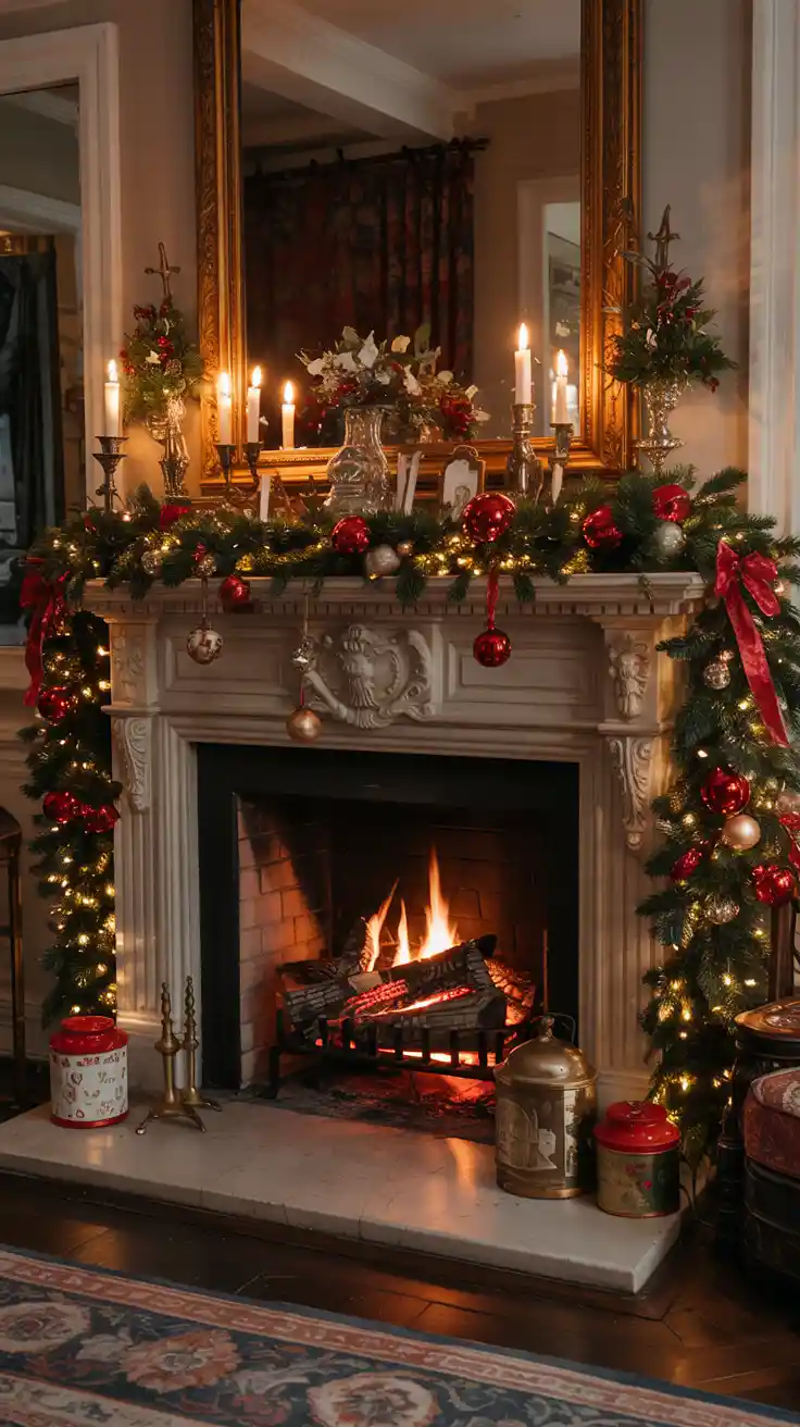 Magical Holiday Hearth: The Most Inspiring Christmas Fireplace Decor Ideas 2025