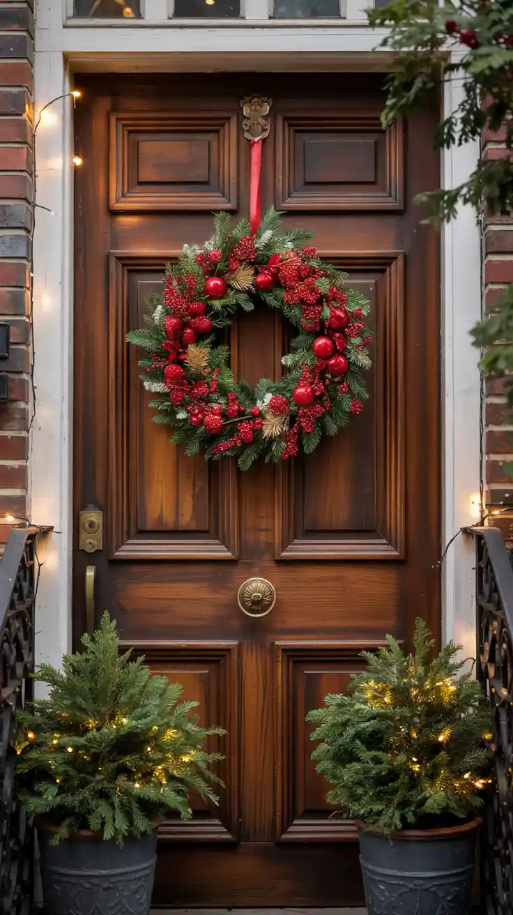 Enchanting Christmas Wreaths for Front Door Ideas 2025 to Elevate Your Holiday Decor