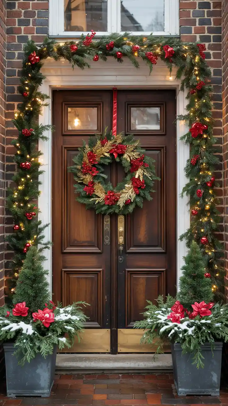 Enchanting Christmas Wreaths for Front Door Ideas 2025 to Elevate Your Holiday Decor