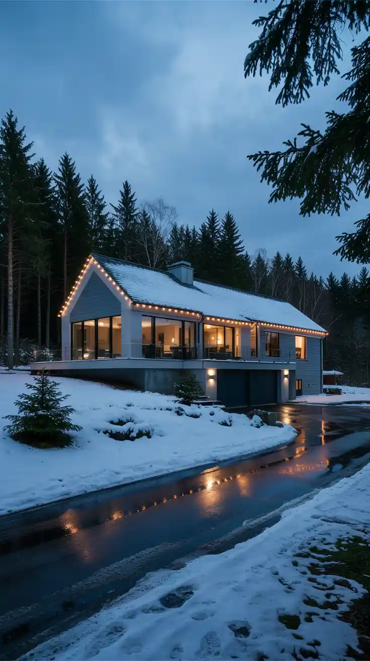 Transform Your Home Into A Winter Wonderland With Stunning Christmas Lights On House Exterior Ideas 2025