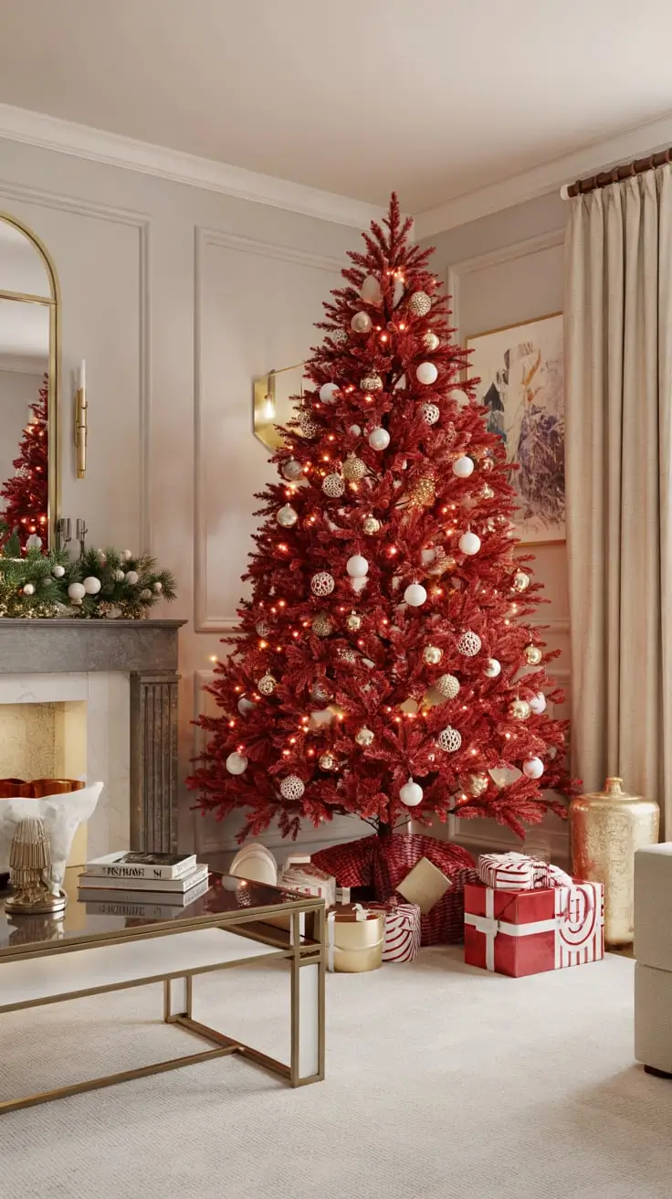 Transform Your Holidays With The Red And White Christmas Tree 2025