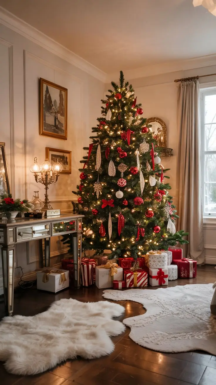 Transform Your Holidays With The Red And White Christmas Tree 2025