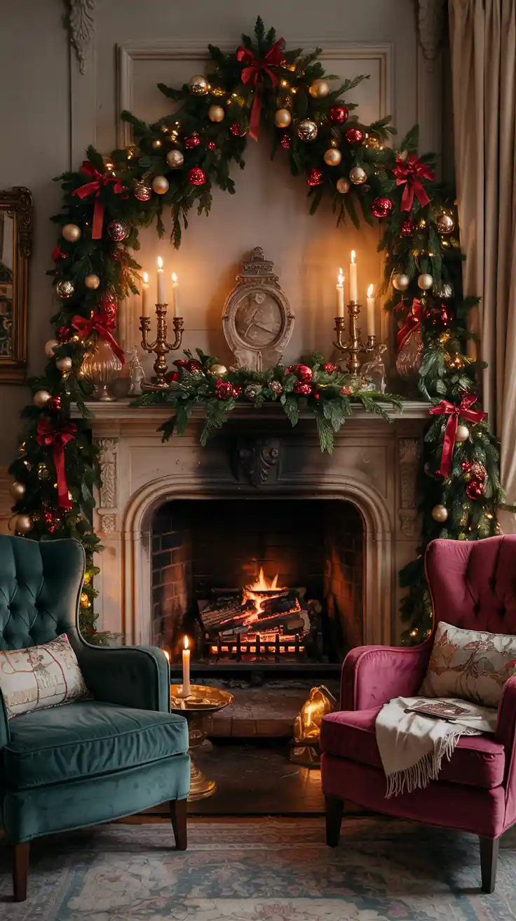Magical Holiday Hearth: The Most Inspiring Christmas Fireplace Decor Ideas 2025