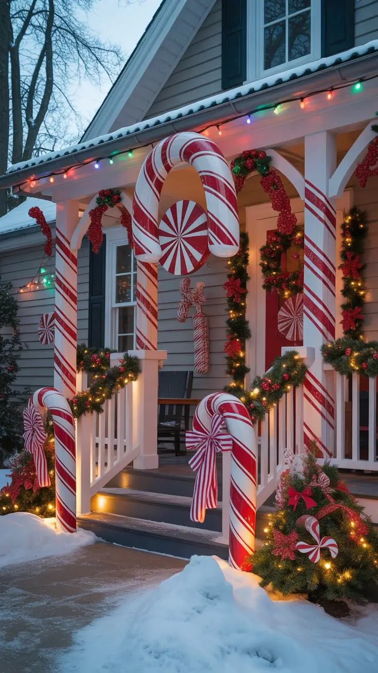 Enchant Your Home With Magical Front Porch Christmas Decor Ideas 2025