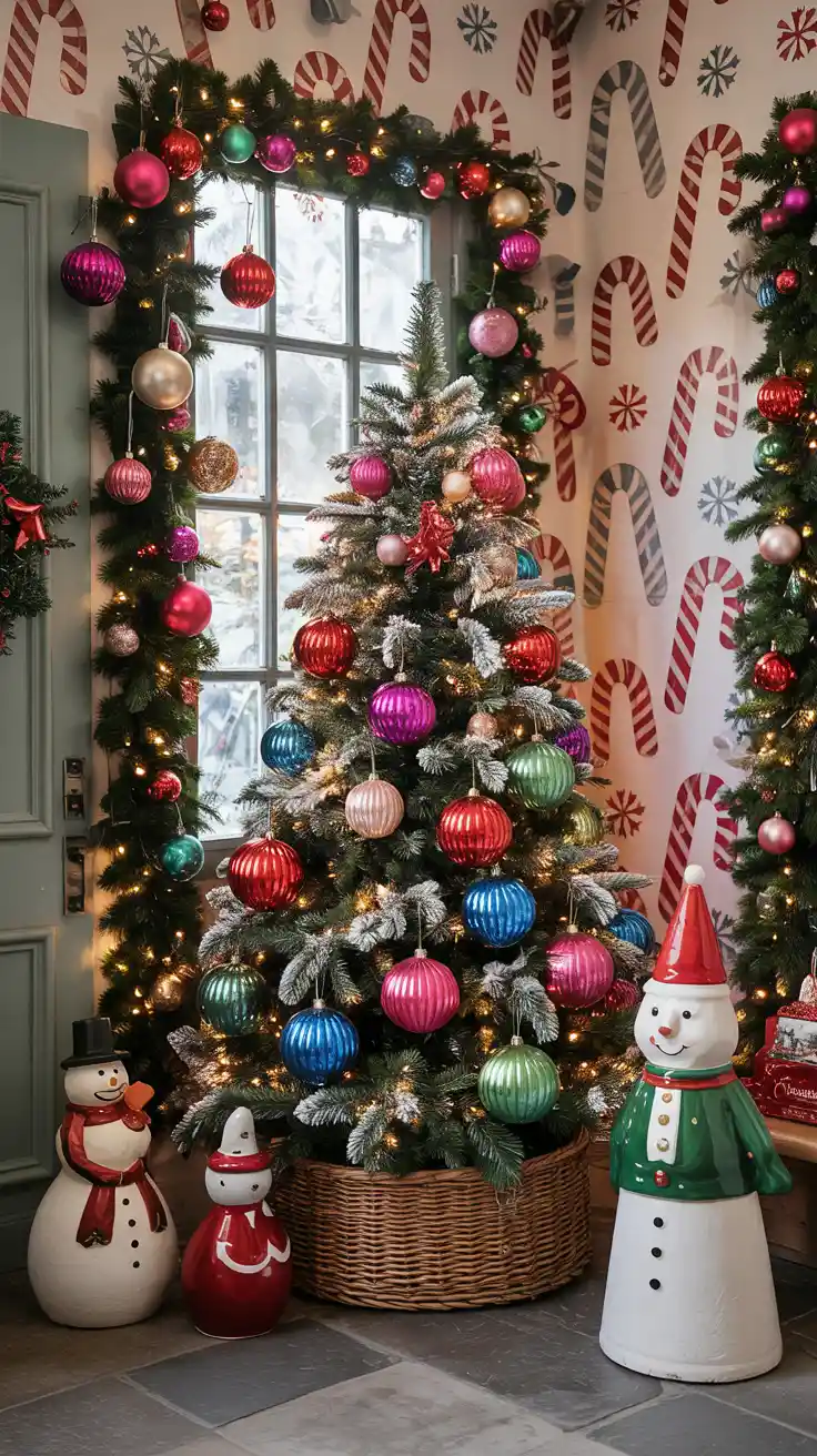 Enchanting Christmas Entryway Ideas 2025 To Welcome The Holidays In Style