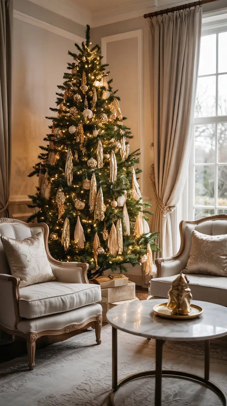 Golden Magic Unveiled The Most Stunning Gold Christmas Tree Ideas Of 2025