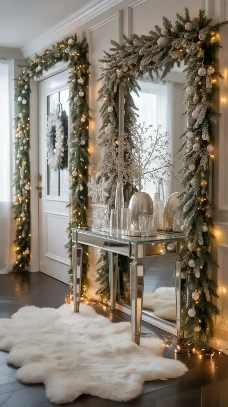Enchanting Christmas Entryway Ideas 2025 To Welcome The Holidays In Style