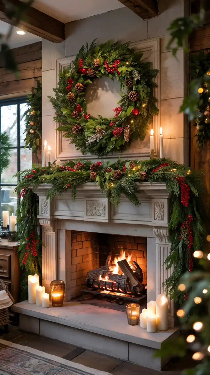 Magical Holiday Hearth: The Most Inspiring Christmas Fireplace Decor Ideas 2025