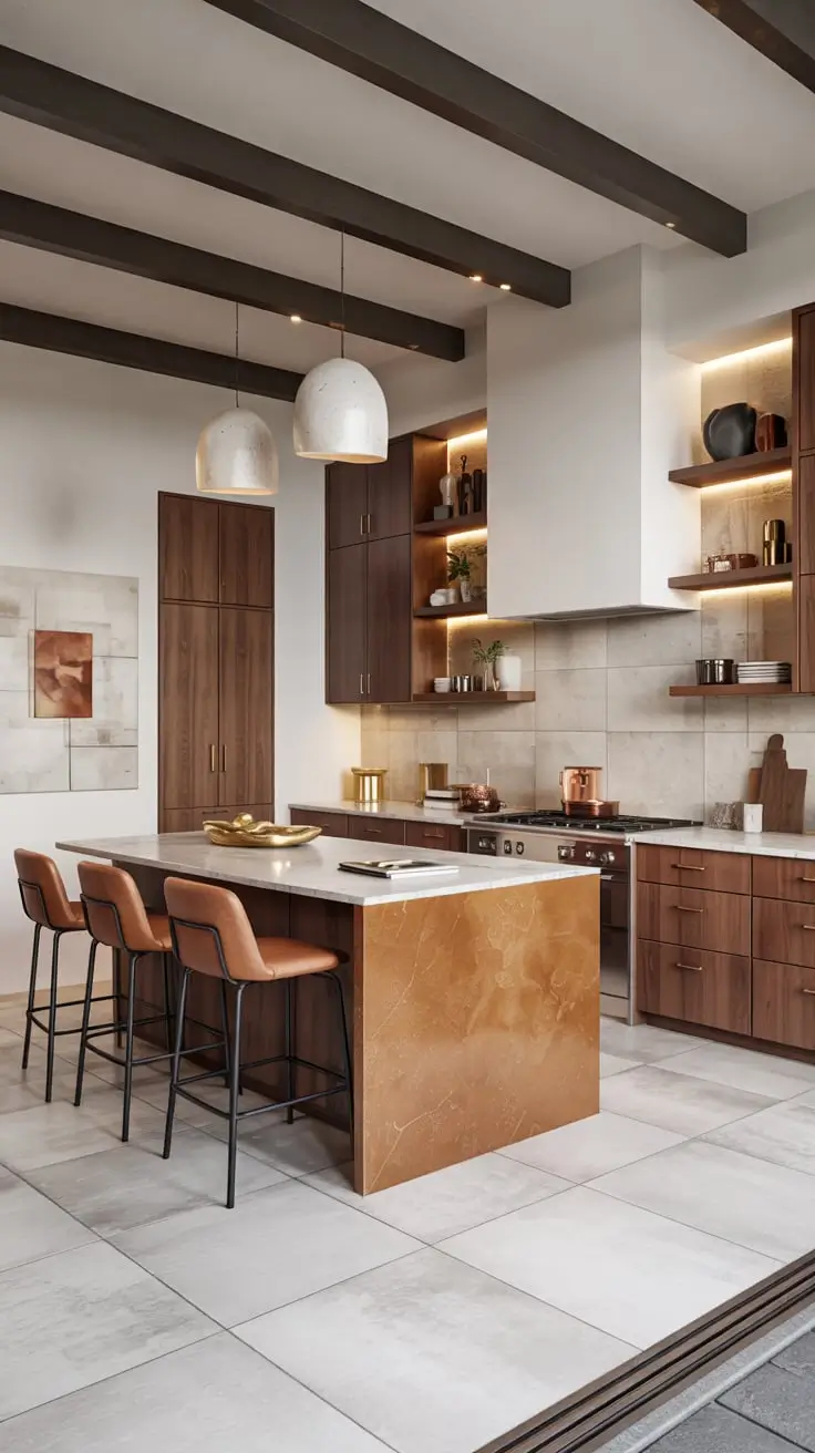 Fresh Design Inspirations For Trendsetting Brown Kitchens In 2026