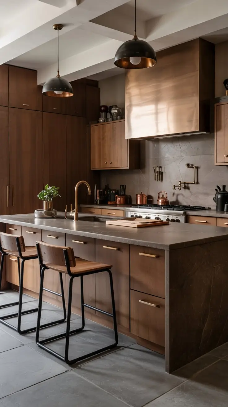 Fresh Design Inspirations For Trendsetting Brown Kitchens In 2026